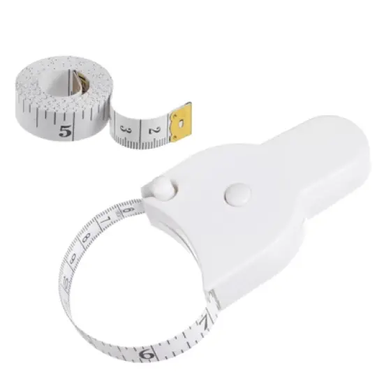 Unique Bargains Retractable Accurate Tailors Tape Dual-sided Rulers and Measuring Tools image {4}