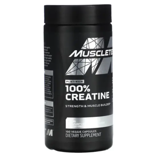 MuscleTech Platinum 100% Creatine Pills | Creatine Monohydrate Pill| | Muscle Recovery + Builder for Men & Women | Workout Supplements | 100 Count image {3}