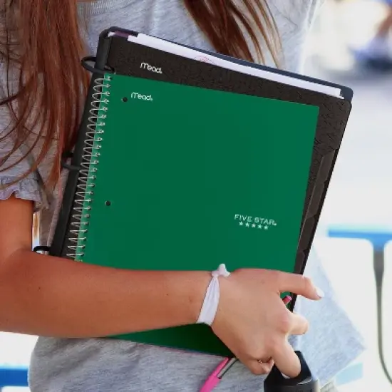 Five Star 1 Subject 100pg Wide Ruled Spiral Notebook (Colors May Vary): Perforated, Bleed-Resistant, 3 Hole Punched image {7}