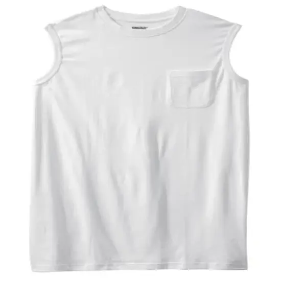 KingSize Men's Big & Tall Shrink-Less&trade; Longer-Length Lightweight Muscle Pocket Tee Shirt image {13}