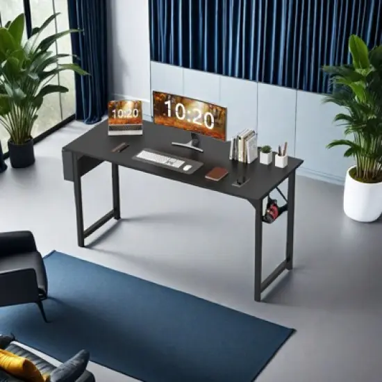 FONTOI Ergonomic Standing Desk, Height Adjustable Computer Desk with Control Pane image {10}