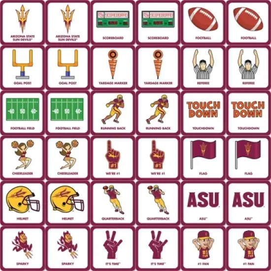 MasterPieces Officially Licensed NCAA Arizona State Sun Devils Matching Game for Kids and Families image {2}