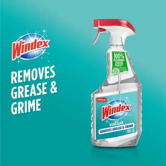 Windex Glass Cleaner Trigger Bottle Vinegar - 26 fl oz image {4}