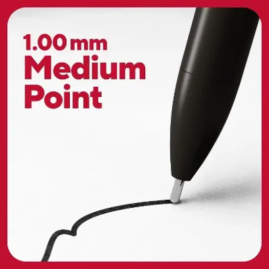 TRU RED Retractable Quick Dry Gel Pen Medium Point 1.0 TR56952 image {2}