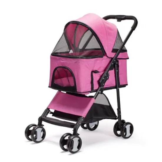 Dogline Executive Pet Stroller with a Removable Cradle image {5}