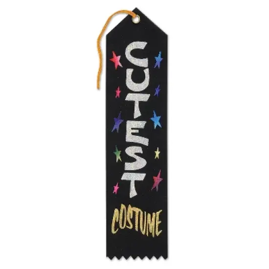 Beistle Costume Award Ribbons for Your School, Office, Faire, Contest, 2" x 8", (6/Pkg) image {4}