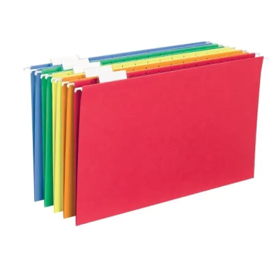 Smead Hanging File Folder with Tab, 1/5-Cut Adjustable Tab, Legal Size, 25 per Box image {4}