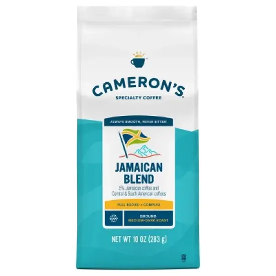 Cameron's Jamaican Blend Dark Roast Ground Coffee - 10oz image {9}