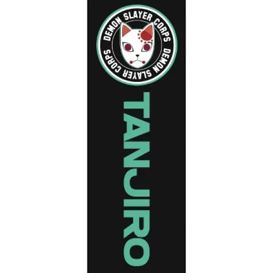 Demon Slayer Corps Tanjiro Quick Turn Men's Black Sleep Pajama Pants image {1}