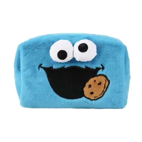 Sesame Street Cookie Monster Blue 8&rdquo; Cosmetic Bag image {6}