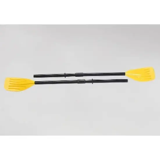 Intex Explorer 200 Inflatable 2 Person River Boat Raft Set with 2 Oars & Pump image {3}