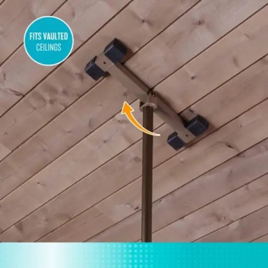 Signature Life Sure Stand Straight Security Pole, Tension-Mounted Floor to Ceiling Grab Bar image {5}