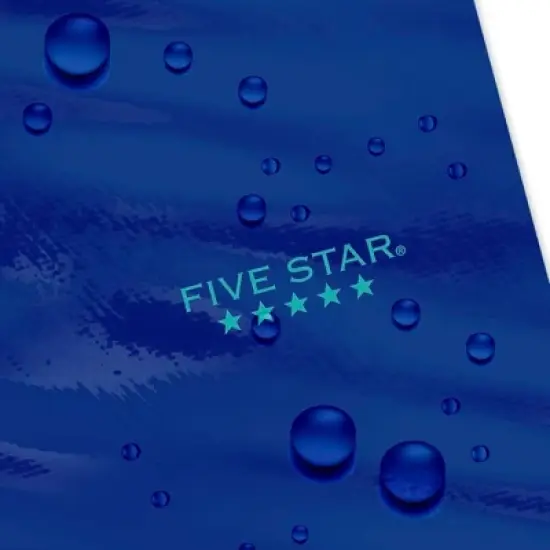 Five Star Active Subject Wide Ruled Notebook 80ct Blue image {5}
