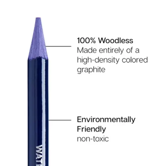 KINGART Woodless Watercolor Pencils 24 Colors image {2}