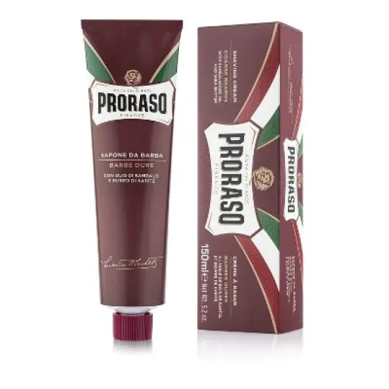Proraso Shaving Cream Tube for Coarse Beards (5.2 oz) with Sandalwood Oil and Shea Butter image {4}