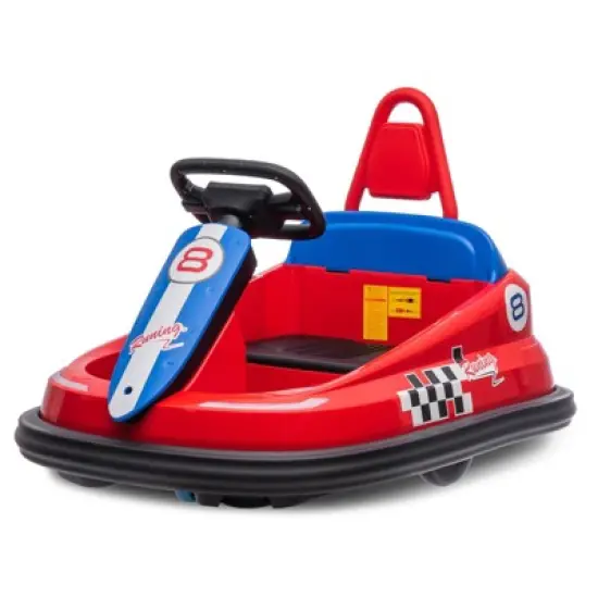 6V Kids Ride-On Bumper Car for Toddlers (Ages 3-6) &ndash; 360&deg; Spin, Lights, Music, Horn & Safety Belt image {9}