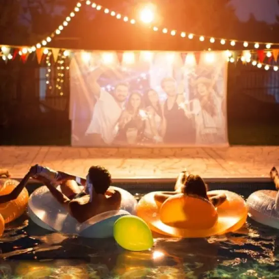 Costway 96FT LED Outdoor Waterproof Commercial Grade Patio Globe String Light Bulbs image {2}