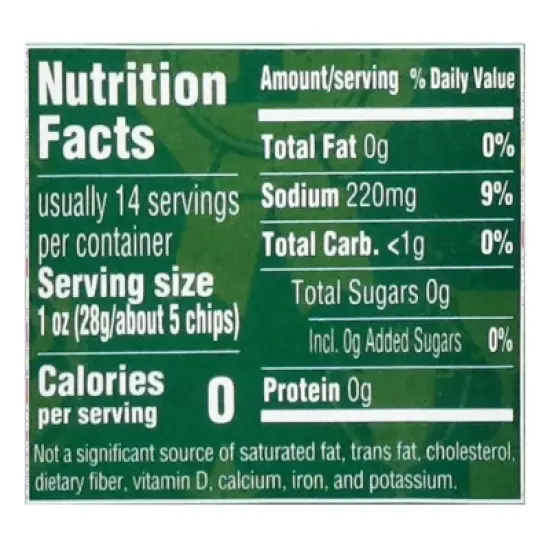 Famous Dave's Spicy Dill Pickle Chips, 24 fl oz Jar (Pack of 2) image {2}