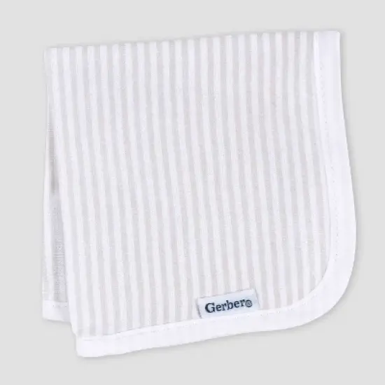 Gerber Baby 10pk Knit Washcloth - White image {1}