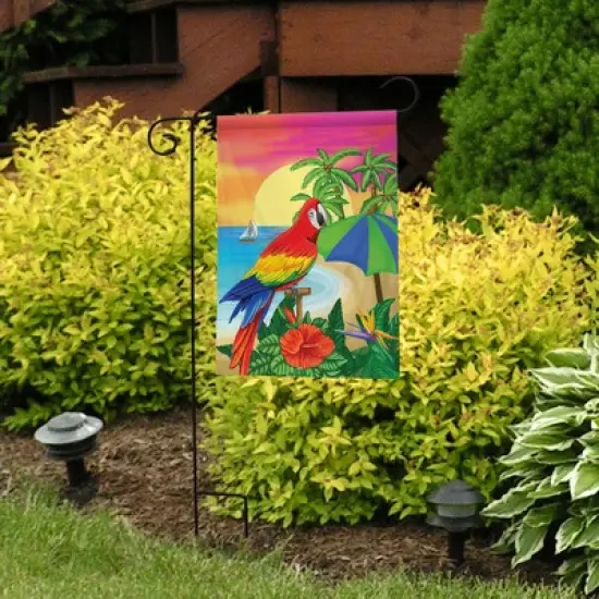 Briarwood Lane Garden Flag 18x12.5 For Outdoor Paradise Parrot Summer Garden Flag Flag For Summer Garden Flag Flags For Outside image {3}
