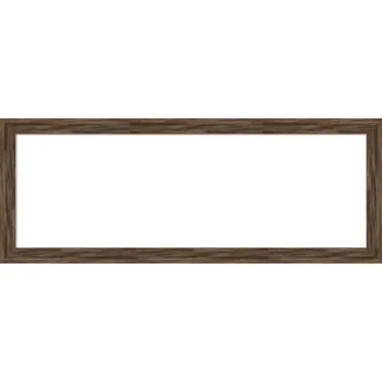 Amanti Art Regis Barnwood Mocha Narrow Framed Dry Erase Magnetic Board image {16}
