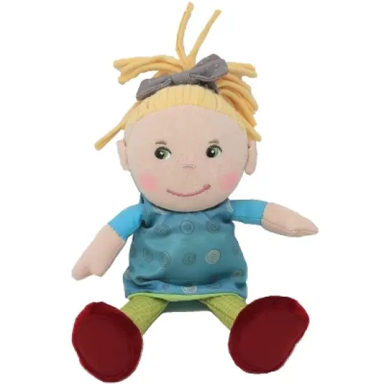 HABA Soft Doll Mirle 8" - First Baby Doll with Blonde Pony Tail image {1}
