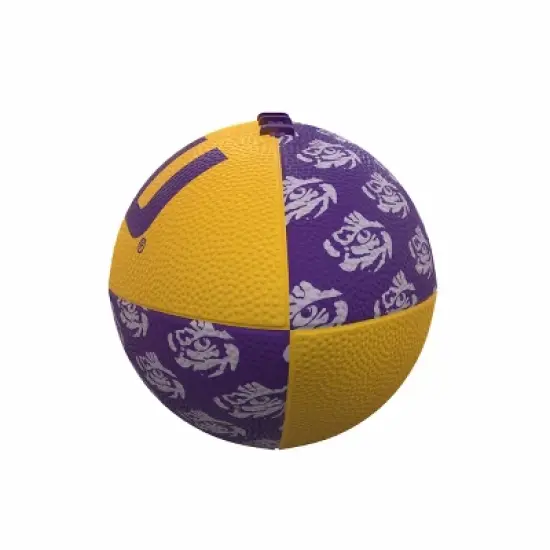 NCAA LSU Tigers Mini-Size Rubber Football image {1}