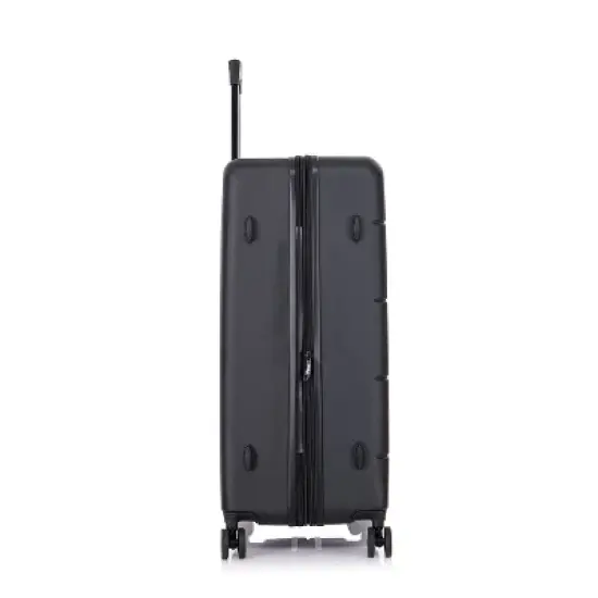 InUSA Elysian Lightweight Hardside Large Checked Spinner Suitcase image {6}