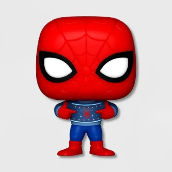 Kids' Marvel Spider-Man Holiday Short Sleeve Graphic T-Shirt - Blue/Red image {2}