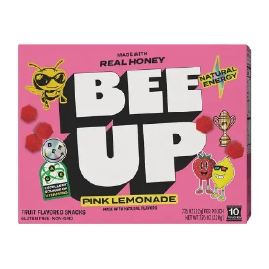 BEEUP Fruit Snacks Pink Lemonade - 7.76oz image {9}