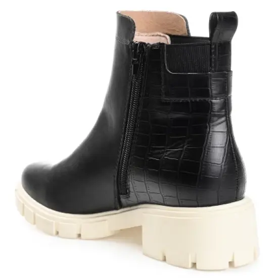 Journee Collection Womens Jeeva Tru Comfort Foam Inside Zip Block Heel Booties image {6}