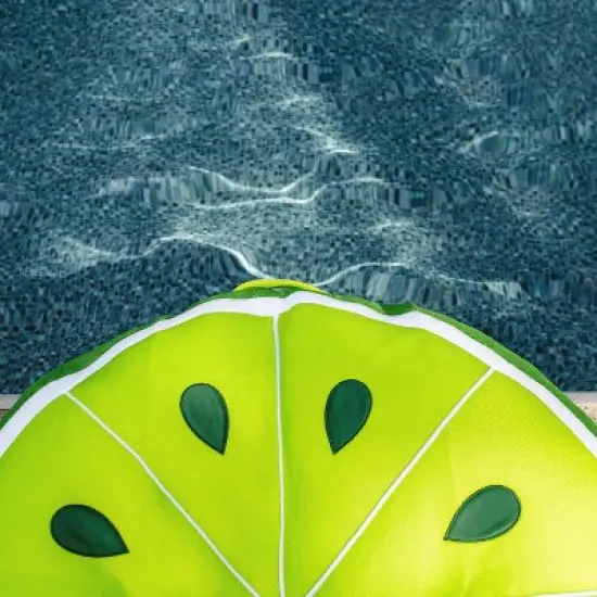 Big Joe Fruit Slice Float No Inflation Needed Pool Lounger, Quick Draining Mesh Fabric image {4}