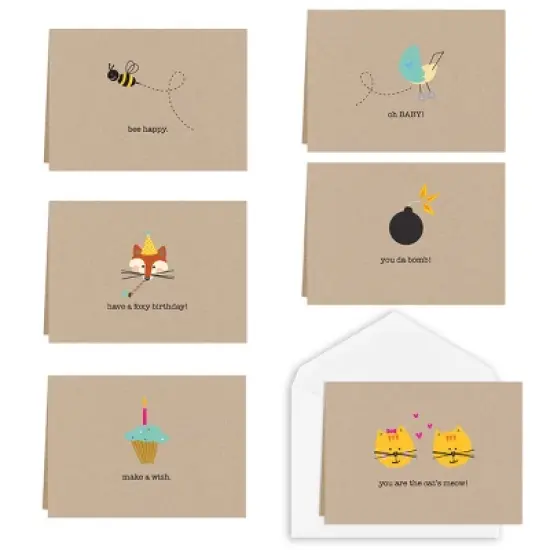 36ct Desert Note Greeting Card Set image {1}