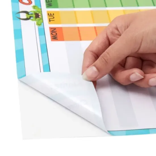 Infinite Curiosity 6 Pack Dry Erase Chore Chart for Kids, Reusable Behavior Reward Board with Stick-On Backing for Classroom, 14.5 x 11 In image {4}