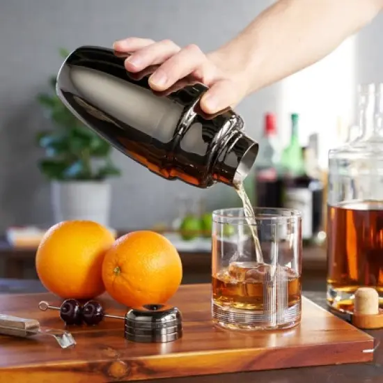 Viski Copper Heavyweight Cocktail Shaker,16.5 oz image {6}