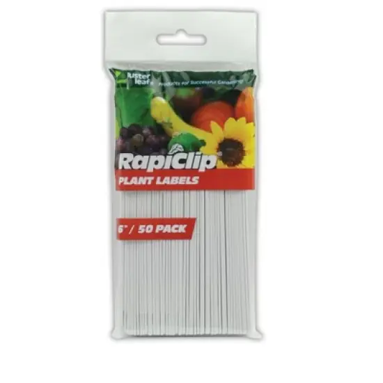 Luster Leaf Garden Plant Labels, 6-Inch (White-50 Packs) image {3}