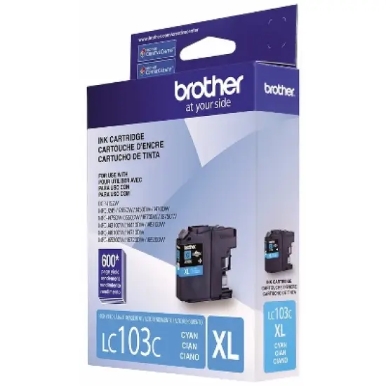 Brother LC103C Innobella High-Yield Ink Cyan image {4}