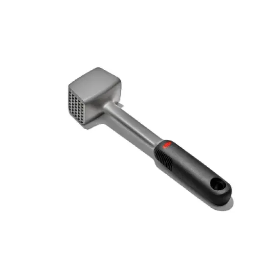 OXO Meat Tenderizer Black: Meat Mallet & Pounder, Dishwasher-Safe, 9.65" Height, 2.4" Width image {1}