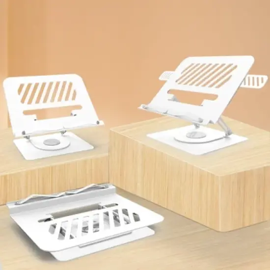 Scarlet Scope 360&iexcl; Rotating Adjustable Metal Cookbook Stand image {4}