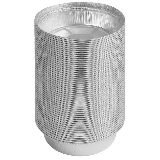 Ruthy&rsquo;s Outlet Round aluminum foil pans Disposable Tray Containers for Storing, Baking, Meal Prep & Reheating | Freezer & Oven Safe, Recyclable image {5}