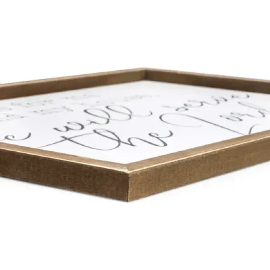 Home Decor Saying, Joshua 24:15 Framed Religious Wall Art (11.75 x 15 In) image {3}