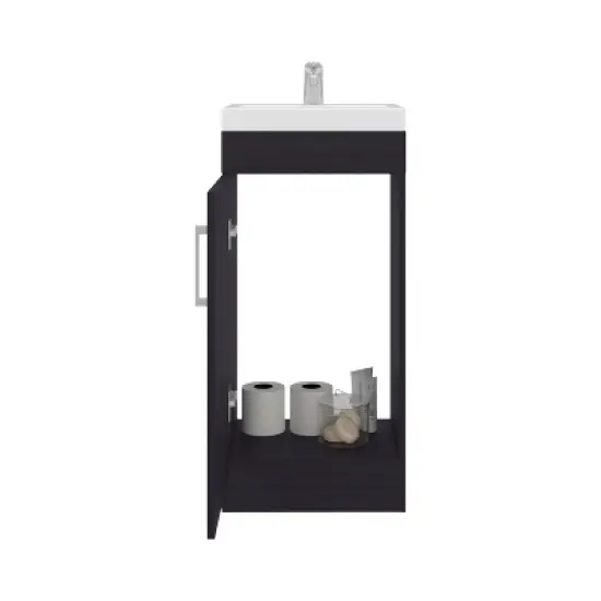 Depot E-Shop Bathroom Vanity, Single Door Cabinet image {9}