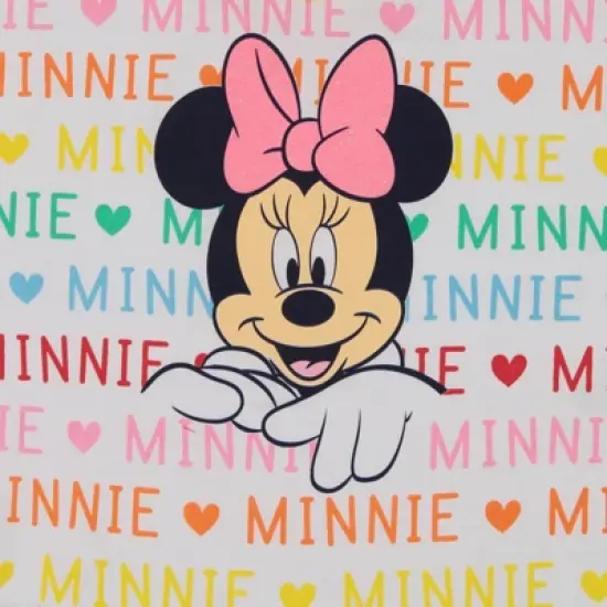 Disney Minnie Mouse Mickey Mouse T-Shirt and French Terry Shorts Outfit Set Toddler to Little Kid image {3}