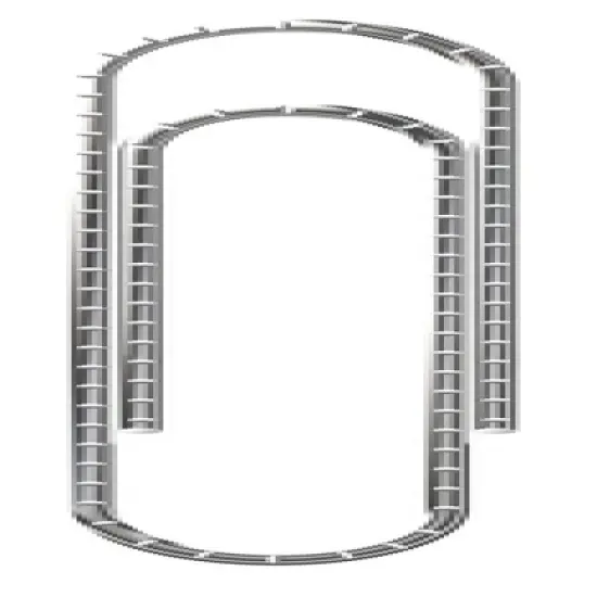 School Smart Non-Skid Paper Clips, Standard, 1-1/4 Inches, Steel, 10 Packs with 100 Clips Each, 1000 Total image {1}