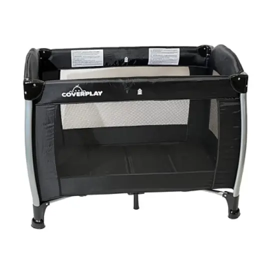 Coverplay Play Yard With Changing Table/Bassinet - Black image {7}