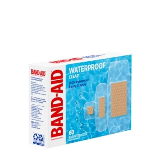 Band-Aid Brand Adhesive Waterproof Assorted Bandages - 60ct image {2}