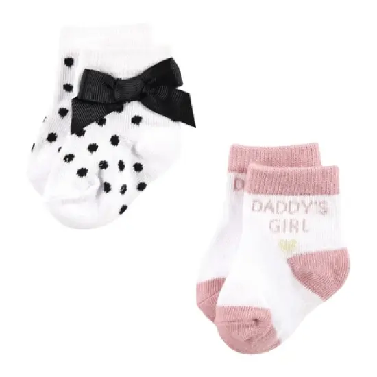 Hudson Baby Infant Girl Sock and Headband 12pc Set, Mom Dad, 0-9 Months image {7}