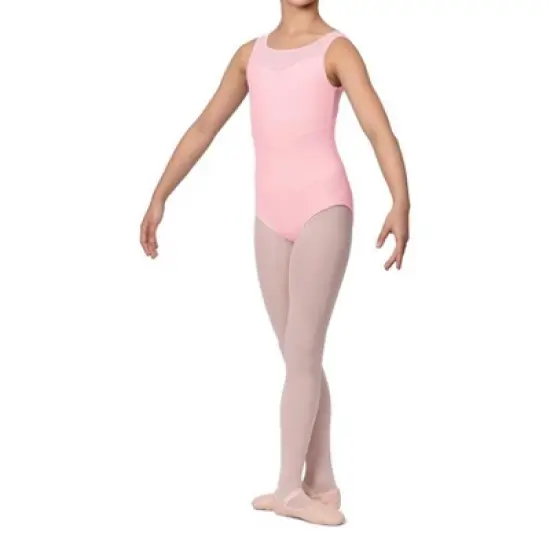Girl Garcia Mesh Bodice Leotard - Bloch image {2}