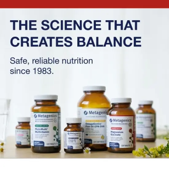 Metagenics Magnesium Glycinate, Highly Absorbable, Sleep, Stress, Muscle, Bone, Heart & Nerve Support, Gluten-Free, Non-GMO, Vegetarian, 120 Tablets image {6}