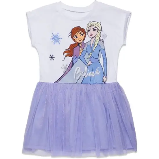 Disney Frozen Princess Lion King Jasmine Elsa Simba Girls Tulle Dress Little Kid to Big Kid  image {8}